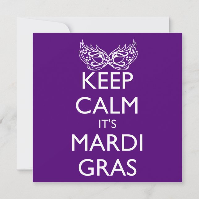 HOE BEWAART U DE MARDI GRAS SEASON? (Voorkant)