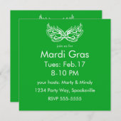 HOE BEWAART U DE MARDI GRAS SEASON? KAART (Voorkant / Achterkant)