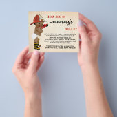 Hoe Big Mommy's Belly AA Fireman Shower Game Kaart (Hand)