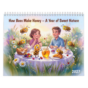 Hoe bijen honing maken – Een jaar van zoete natuur Kalender