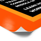 Hoe blonden te begrijpen perfect poster (Hoek)
