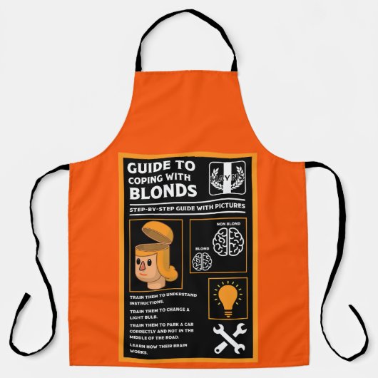 Hoe blonden te begrijpen schort (Voorkant)
