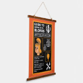 Hoe Blondjes Te Begrijpen Hangend Wandkleed (Gebogen)