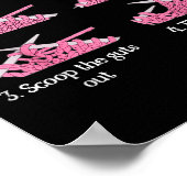 Hoe brei je 1- steek het 2- wurg het 3- schep de poster (Hoek)