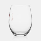 Hoe classy mensen krijgen Trashed Grappig Gift Wijnglas Zonder Voet (Links)