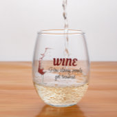 Hoe classy mensen krijgen Trashed Grappig Gift Wijnglas Zonder Voet