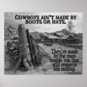 Hoe cowboys worden gemaakt poster (Voorkant)