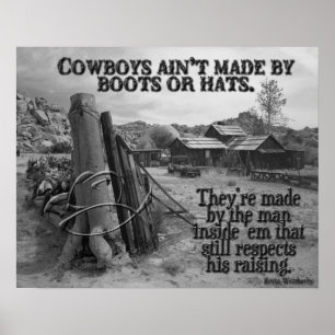 Hoe cowboys worden gemaakt poster