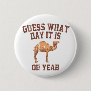 HOE DAG IS HET? RONDE BUTTON 5,7 CM