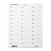 Hoe dan? etiket (Full Sheet)