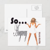 Hoe dan ook briefkaart (Voorkant / Achterkant)