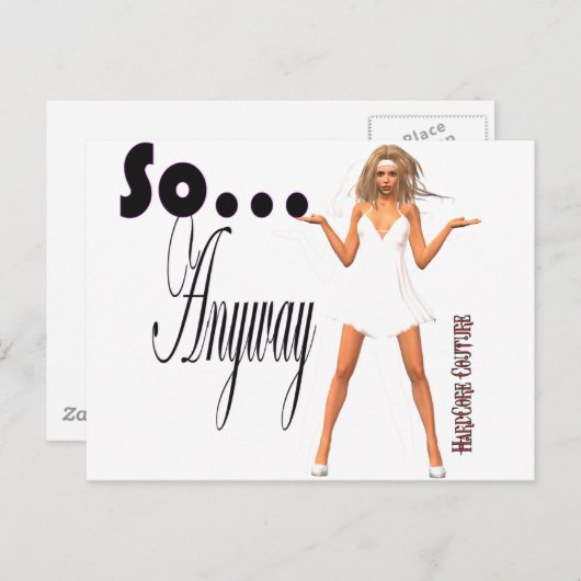 Hoe dan ook briefkaart (Voorkant / Achterkant)