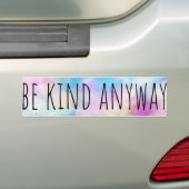 Hoe dan ook bumpersticker (Op auto)