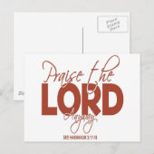 Hoe dan ook, de Heer Briefkaart (Voorkant / Achterkant)