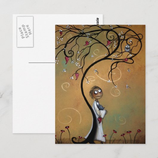 Hoe dan ook, het Briefkaart van de Windbalken (Voorkant / Achterkant)