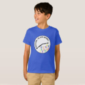 Hoe dan ook, ik ben te laat, grappige kleurrijke k t-shirt (Voorkant volledig)