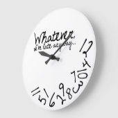 Hoe dan ook, ik ben te laat grote klok (Hoek)