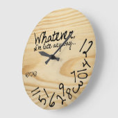 Hoe dan ook, ik ben te laat grote klok (Hoek)