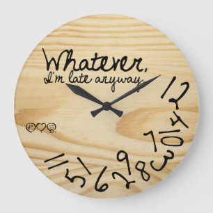 Hoe dan ook, ik ben te laat grote klok