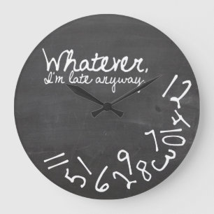 Hoe dan ook, ik ben te laat grote klok