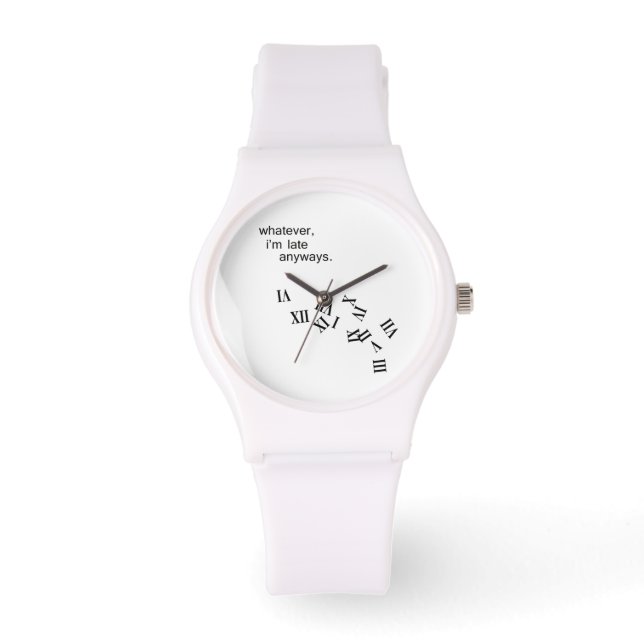 Hoe dan ook laat horloge (Voorkant)