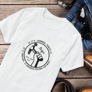 Hoe dan ook noodzakelijke reparatie t-shirt