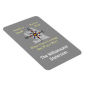 Hoe dan ook, stoomdeurmarkering magneet (Rechterzijde)