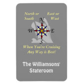 Hoe dan ook, stoomdeurmarkering magneet (Verticaal)