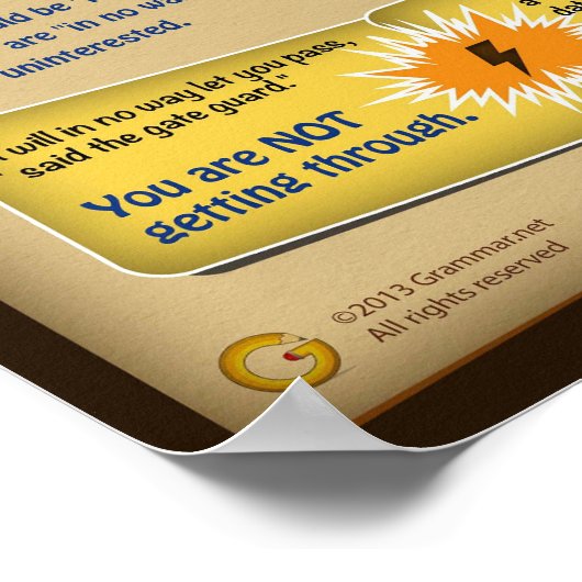 Hoe dan ook vs. poster (Hoek)