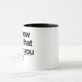 Hoe dat je laat voelen mok (Midden)