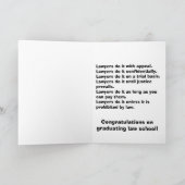 Hoe de advocaten het doen kaart (Binnen)