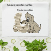 Hoe de afwas niet te wassen theedoek (Gevouwen)