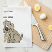 Hoe de afwas niet te wassen theedoek (Quarter Fold)