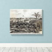 Hoe de Dag Won was de Tiende Leiding Canvas Afdruk (Insitu (Houten vloer))