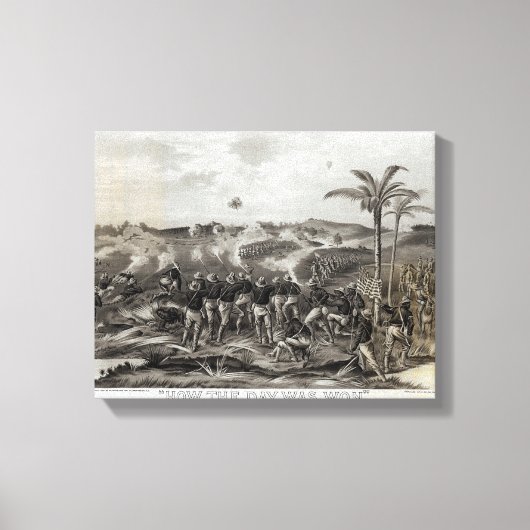 Hoe de Dag Won was de Tiende Leiding Canvas Afdruk (Voorkant)