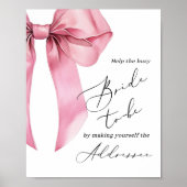 Hoe de drukke bruid te helpen Adres een envelop Poster (Voorkant)