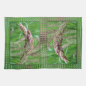 Hoe de gras keukenhanddoek groeit (Horizontaal)