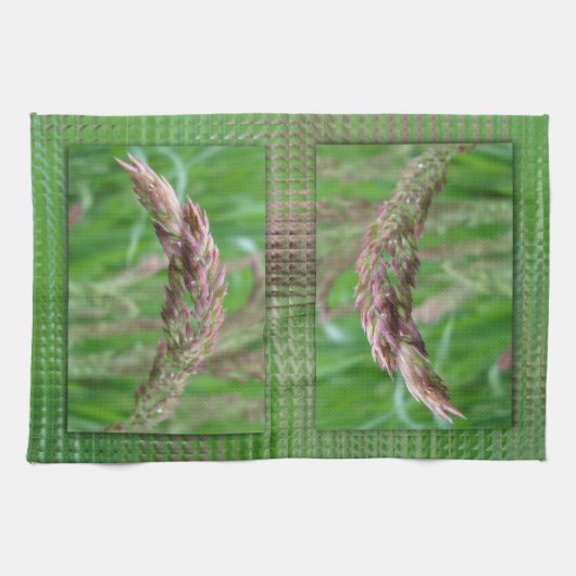 Hoe de gras keukenhanddoek groeit (Horizontaal)