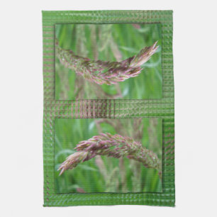 Hoe de gras keukenhanddoek groeit