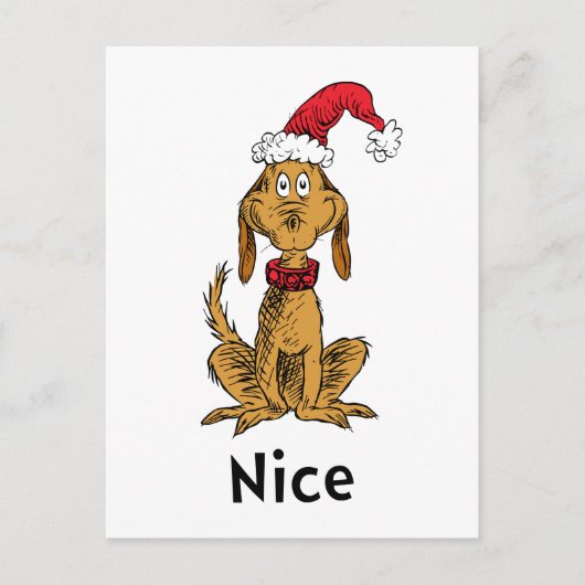 Hoe de Grinch Christmas stal | Max is aardig Briefkaart (Voorkant)