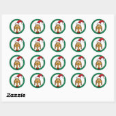 Hoe de Grinch Christmas stal | Max is aardig Ronde Sticker (Vel)