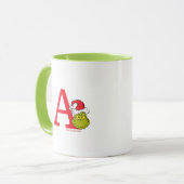 Hoe de Grinch Christmas stal | Monogram A Mok (Voorkant links)