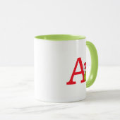 Hoe de Grinch Christmas stal | Monogram A Mok (Voorkant rechts)