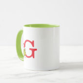 Hoe de Grinch Christmas stal | Monogram G Mok (Voorkant links)
