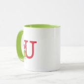 Hoe de Grinch Christmas stal | Monogram U Mok (Voorkant links)