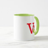 Hoe de Grinch Christmas stal | Monogram V Mok (Voorkant rechts)