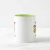 Hoe de Grinch Christmas stal | Naam & Monogram U Mok (Midden)