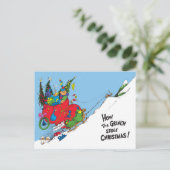 Hoe de Grinch de kerst stal! Feestdagenkaart (Staand voorkant)