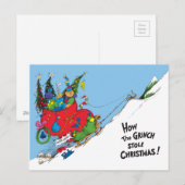 Hoe de Grinch de kerst stal! Feestdagenkaart (Voorkant / Achterkant)