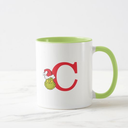 Hoe de Grinch de kerst stal | Monogram C Mok (Rechts)